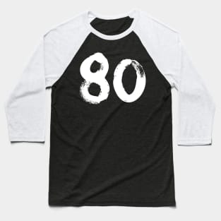 Number 80 Baseball T-Shirt